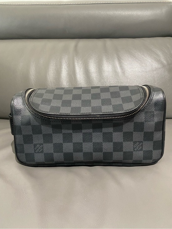 Louis Vuitton Other - Luis Vuitton Checkered Gray Travel Toiletry Bag unisex